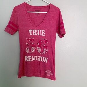 True Religion V-Neck T-Shirt